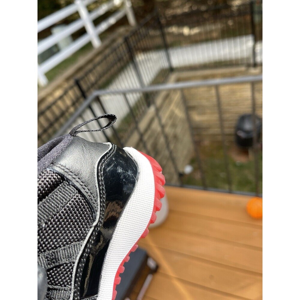 Air Jordan 11 Retro TD ‘Bred’ Baby Toddler 378040-061 - SZ 5C ‘VNDS’ - Picture 7 of 11